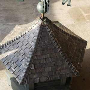 CUPOLA WITH TINY HANDCRAFTED METAL SHINGLES19142